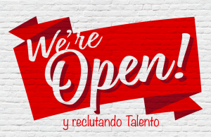 we are open
