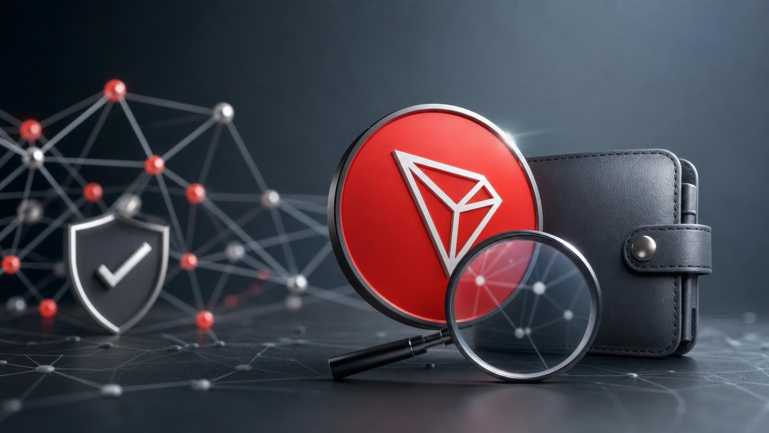 A beginner compares a TRON recipient address, network, exchange order details, and transaction status before sending TRX